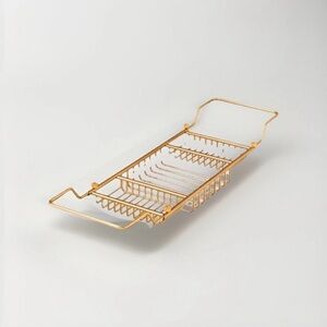 West Elm Eldred Bath Caddy | Finish: Aged Brass